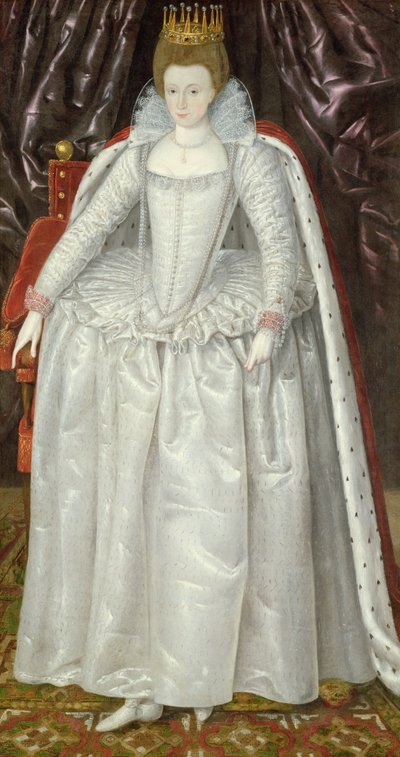 Portret van Elizabeth Vernon, Gravin van Southampton, c.1603 door English School